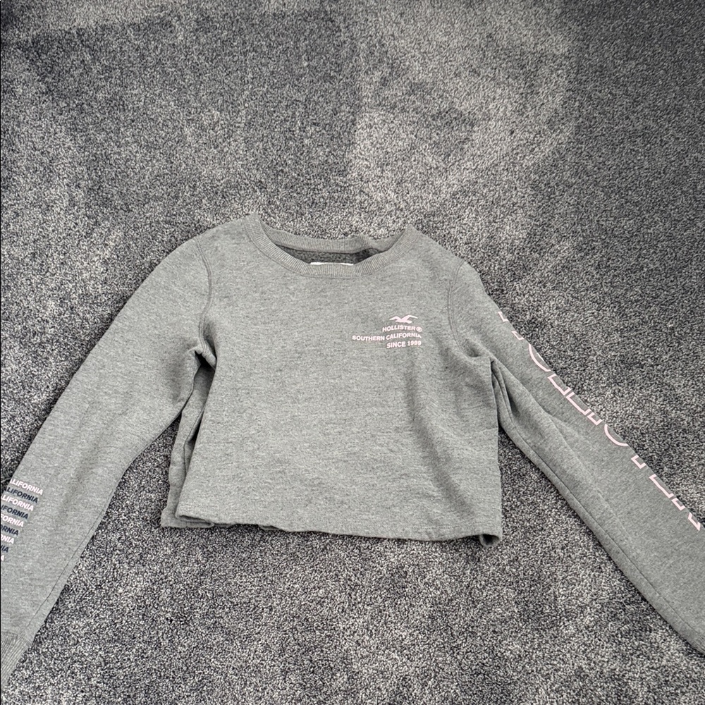 Hollister Kids Gray Long Sleeve Tee
